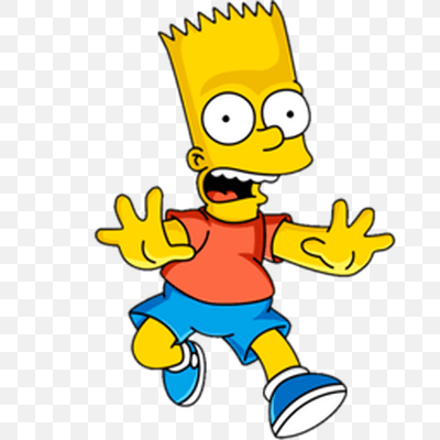 Bart Simpson Scared