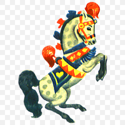 Circus Horse Standing