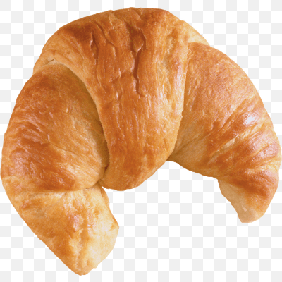 Free Croissant Bread Front PNG Download
