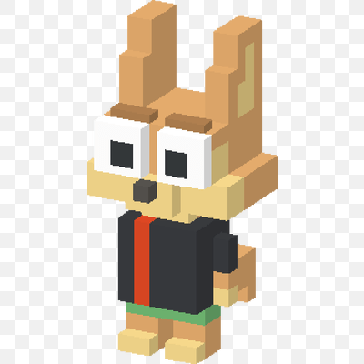 Free Crossy Road Rabbit PNG Download
