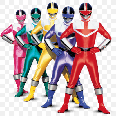 Free Power Rangers Five PNG Download