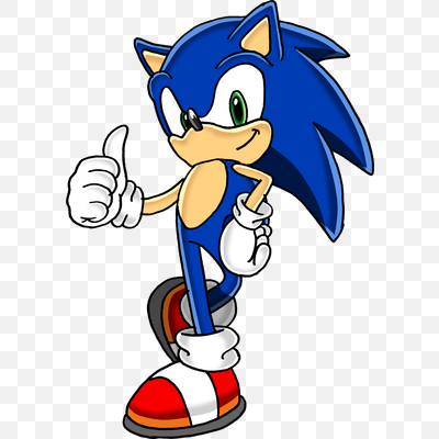 Sonic Hedgehog Blue Ok