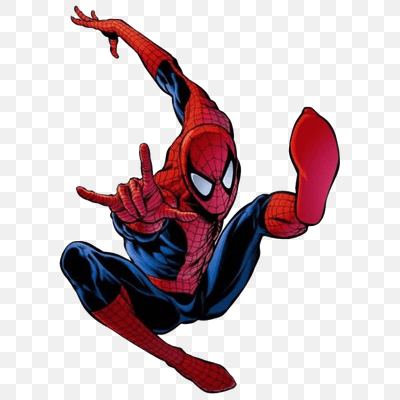 Free Spider Man Flying PNG Download