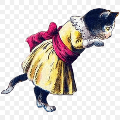 Victorian Vintage Cat